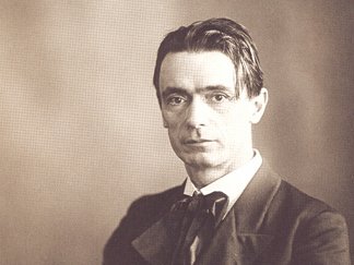 Portraitaufnahme von Rudolf Steiner